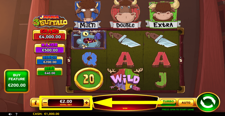 J Mania 3 Buffalo Bet Value