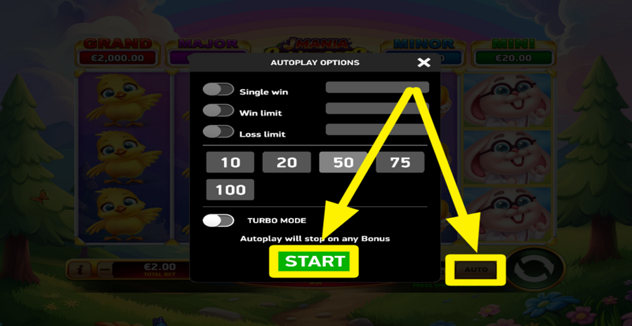 J Mania Golden Eggs Autoplay