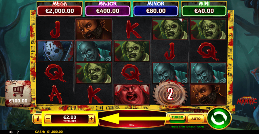 J Mania Maniac Bet Value