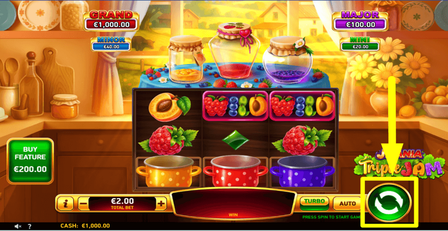 J Mania Triple Jam Start Button