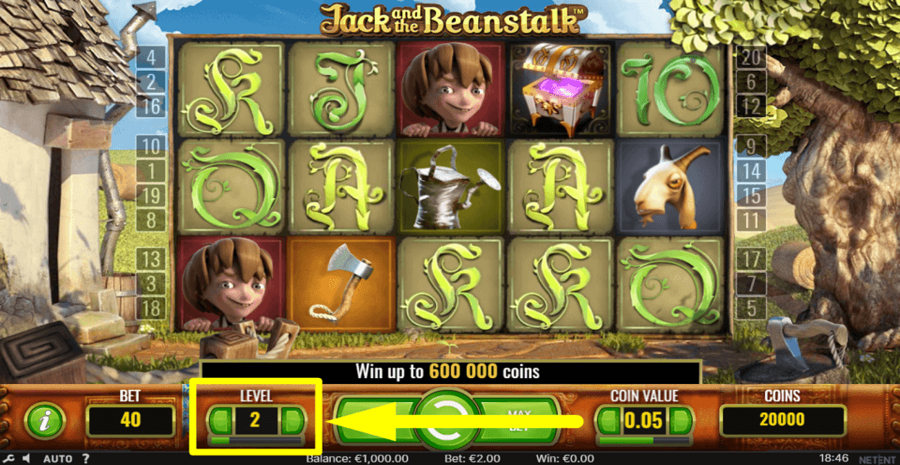 Jack And The Beanstalk Bet Value
