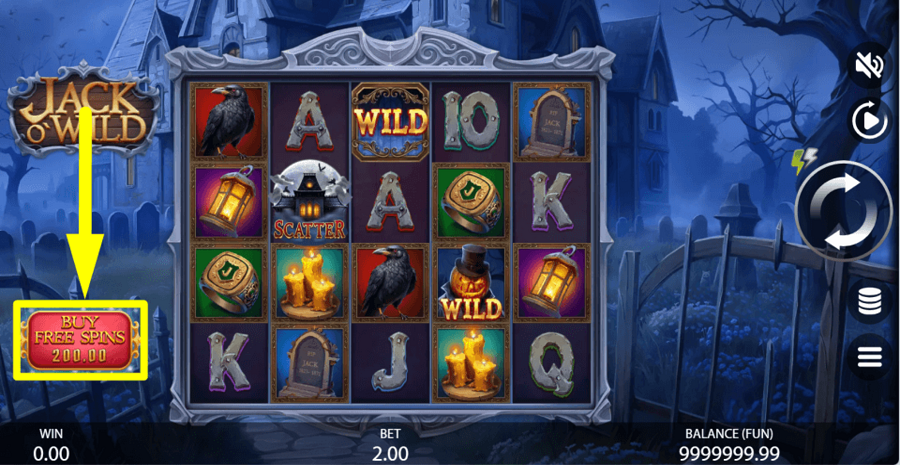 Jack O Wild Buy Feature