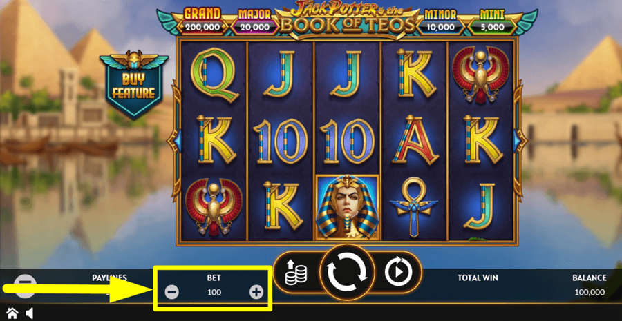 Jack Potter And The Book Of Teos Bet Value