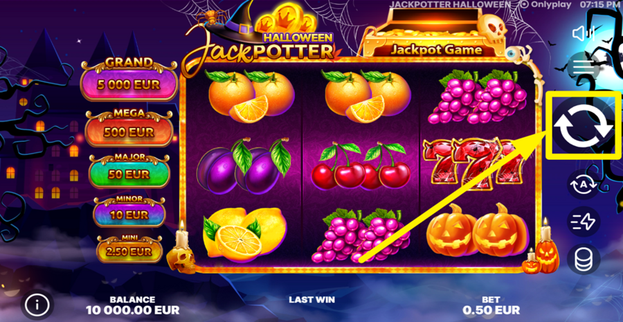 Jack Potter Halloween Spin