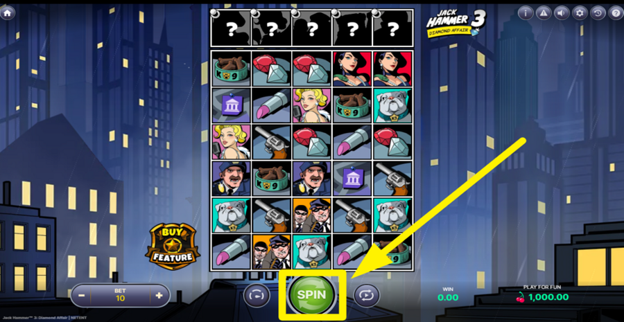 Jackhammer 3 Spin Button