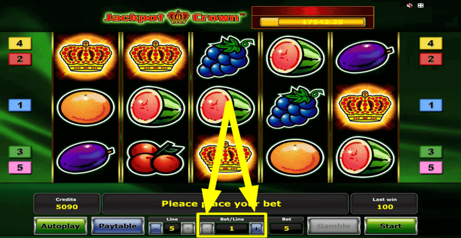 Jackpot Crown Total Bet