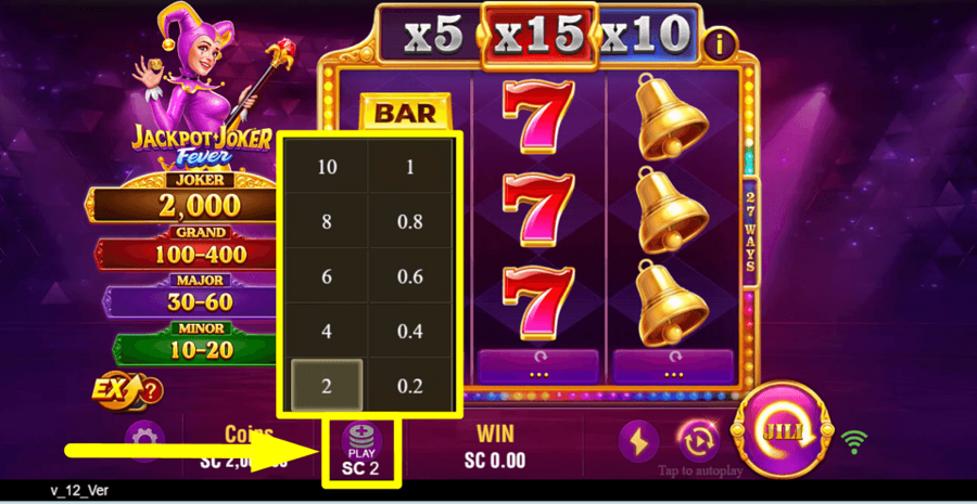 Jackpot Joker Fever Bet Value