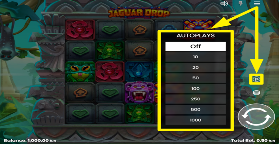 Jaguar Drop Autoplay