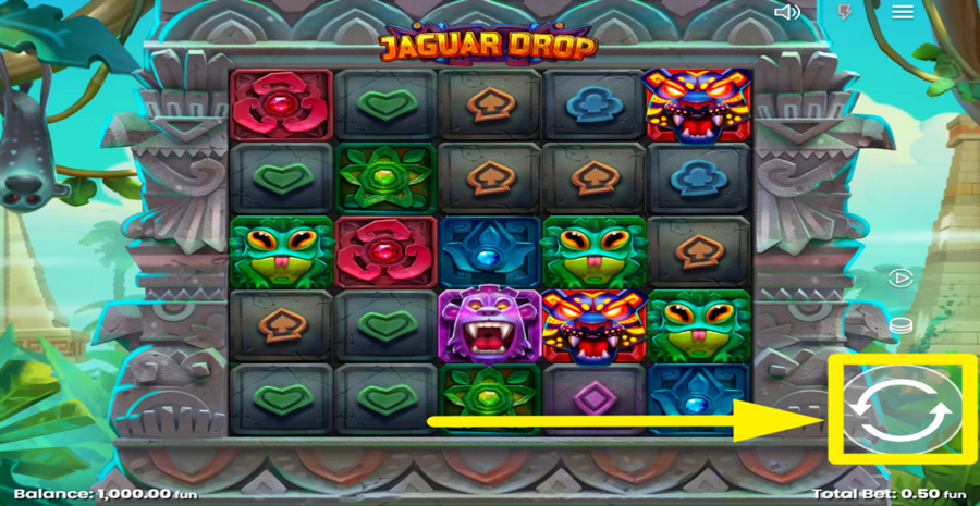 Jaguar Drop Spin Button