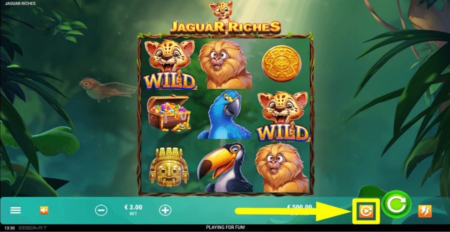 Jaguar Riches Autoplay Feature