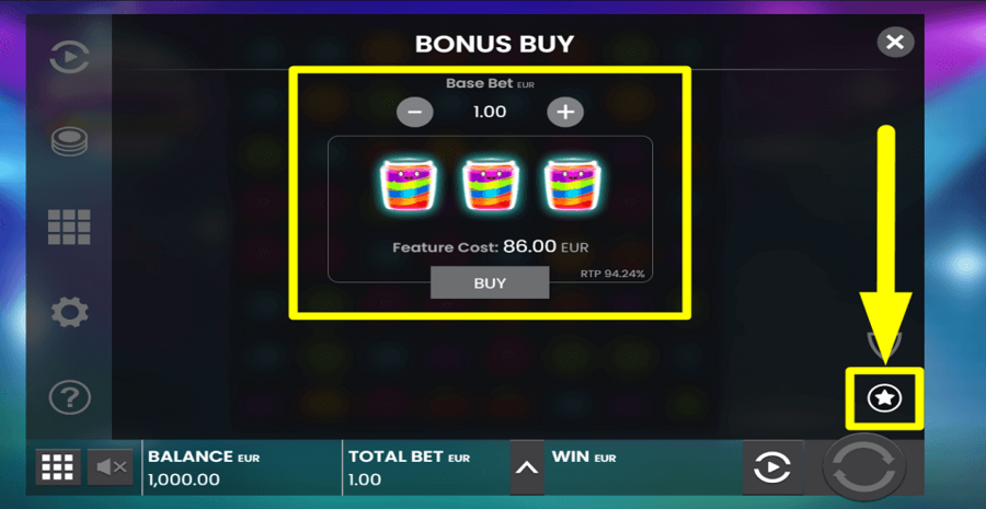 Jammin Jars Buy Feature