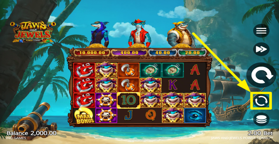 Jaws And Jewels Power Combo Autoplay