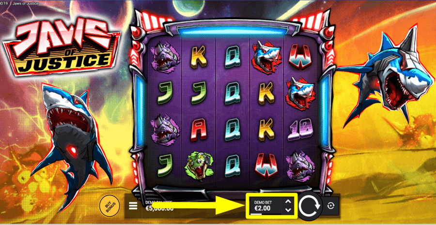 Jaws Of Justice Bet Value