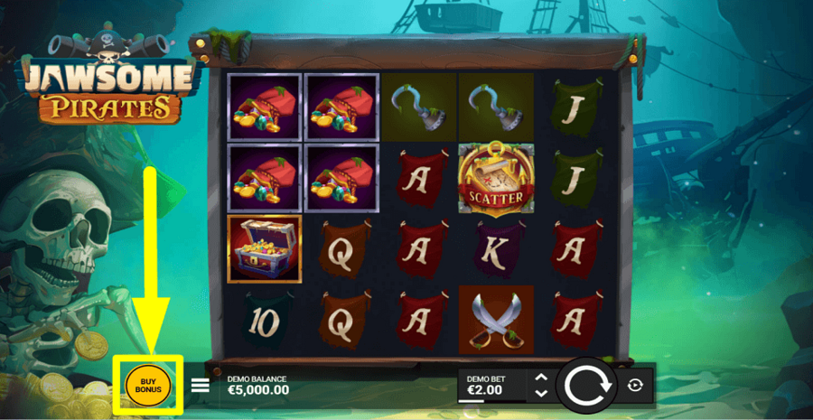 Jawsome Pirates Buy Feature