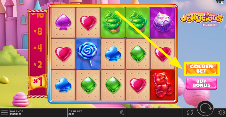 Jellycious Doublemax Golden Bet