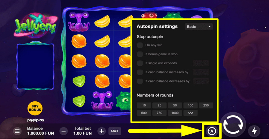 Jellyens X Autoplay Feature