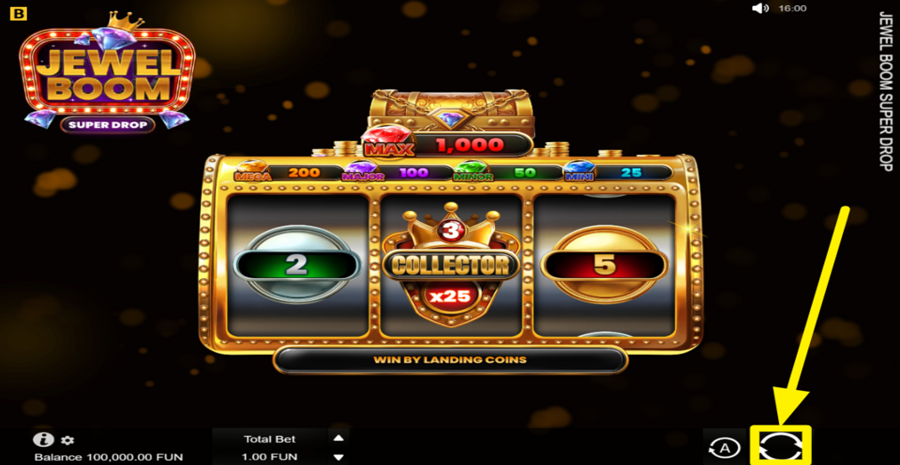 Jewel Boom Super Drop Spin