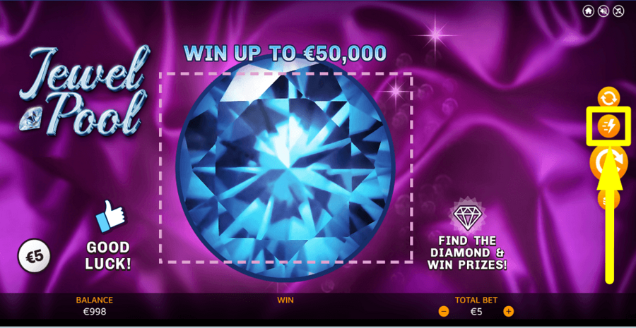 Jewel Pool Turbo Feature