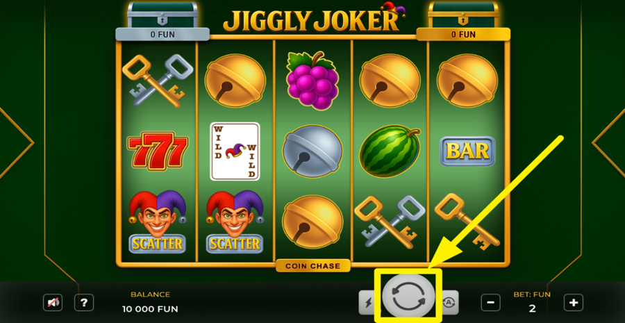 Jiggly Joker Spin