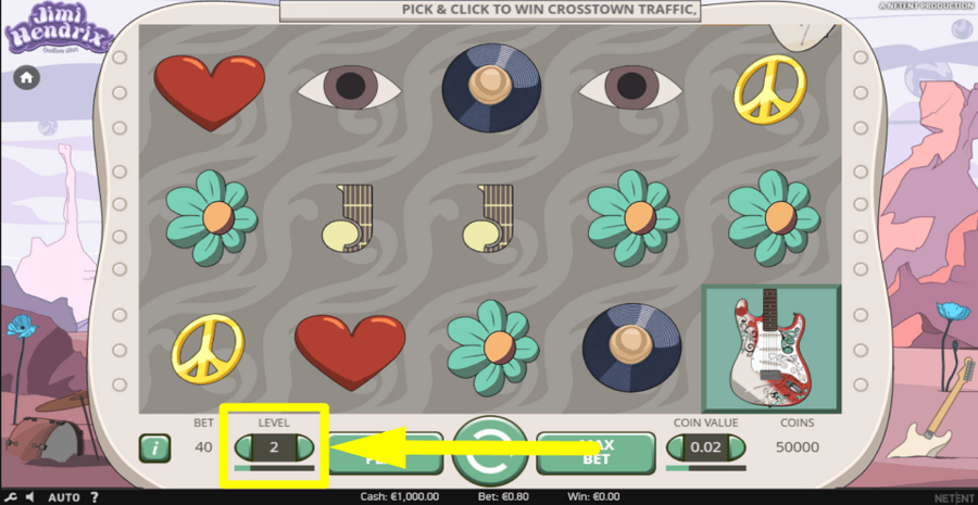 Jimi Hendrix Bet Value