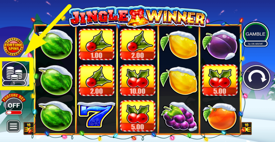 Jingle Winner Adjust Bet