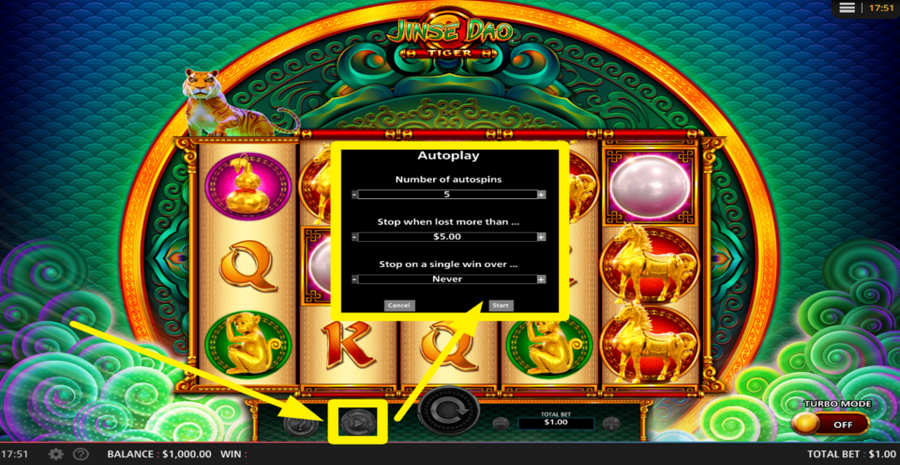 Jinse Dao Tiger Autoplay