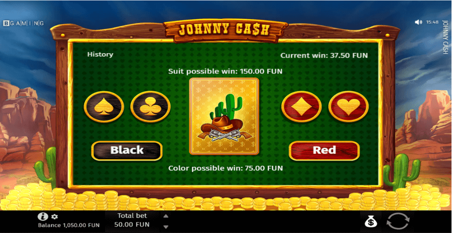 Johnny Cash Gamble Feature