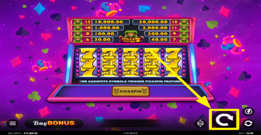 Joker Catcher 7s Spin