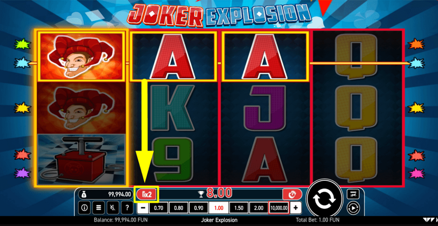 Joker Explosion Gamble Feature