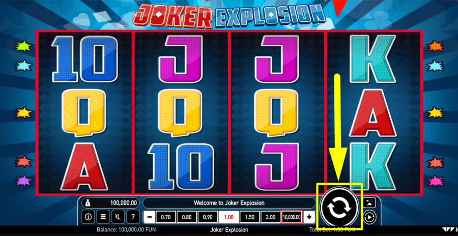 Joker Explosion Play Button