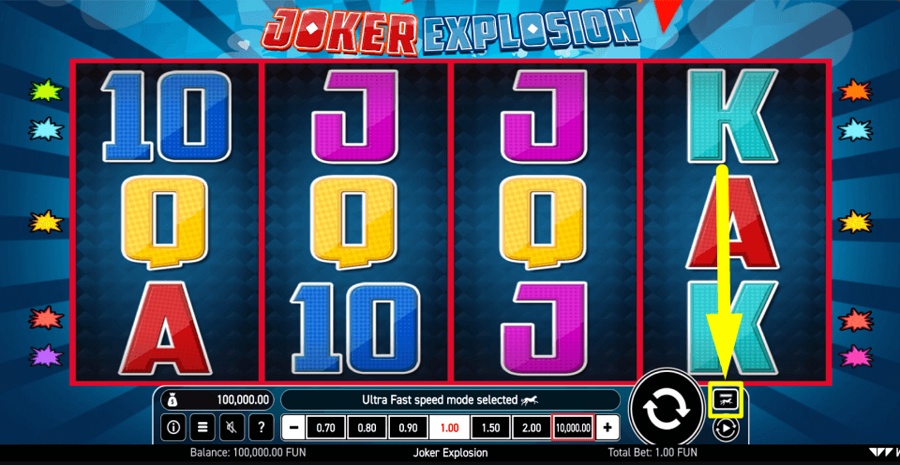 Joker Explosion Speed Mode