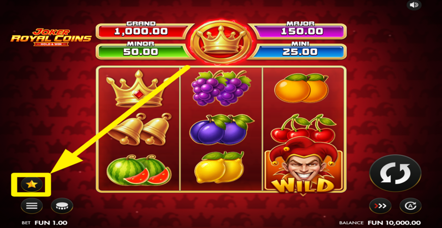 Joker Royal Coins Hold And Win Buy Bonus