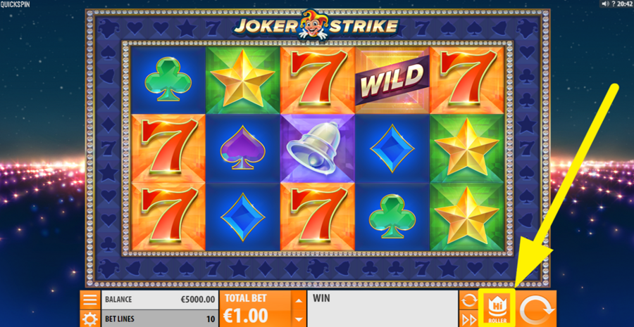 Joker Strike Activate High Roller