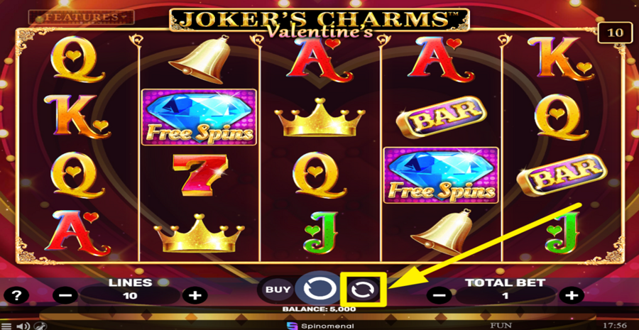 Jokers Charms Valentines Autoplay