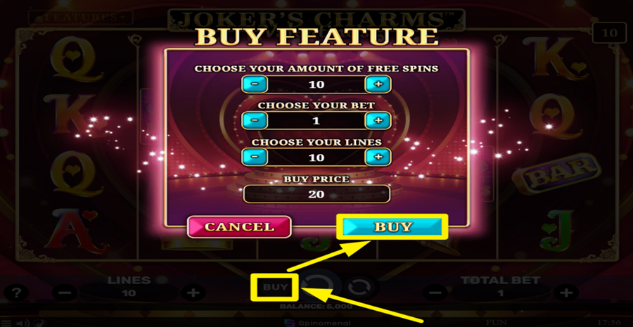 Jokers Charms Valentines Buy Bonus