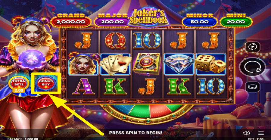 Jokers Spellbook Bonus Buy