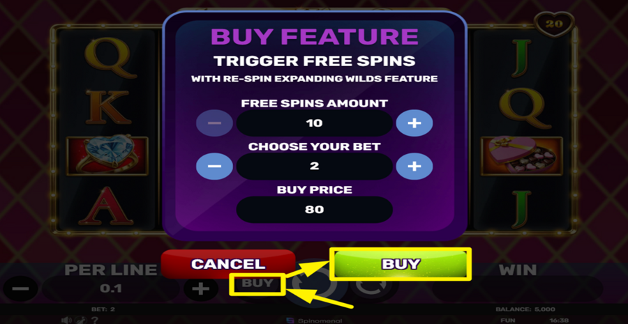 Jokers Wild Ride Valentines Buy Bonus