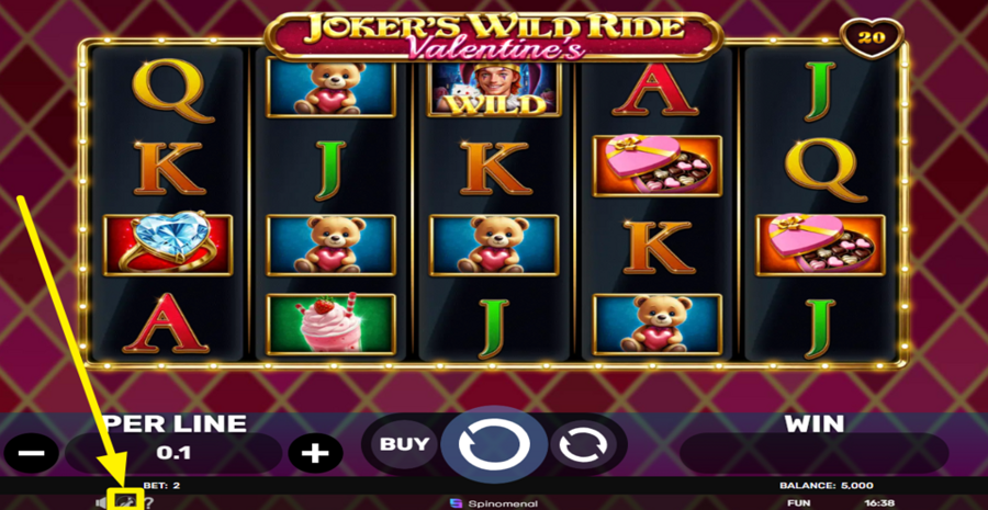 Jokers Wild Ride Valentines Turbo