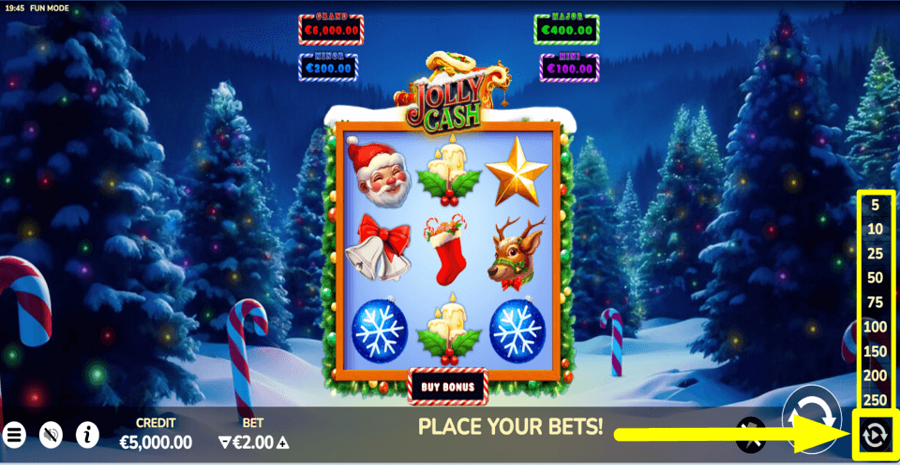 Jolly Cash Autoplay Feature