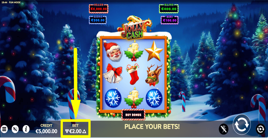Jolly Cash Bet Value