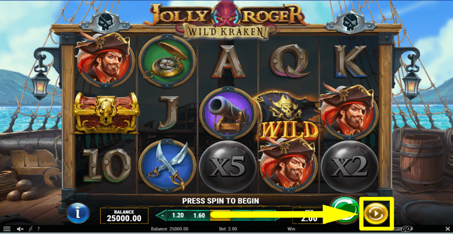 Jolly Roger Wild Kraken Autoplay Feature