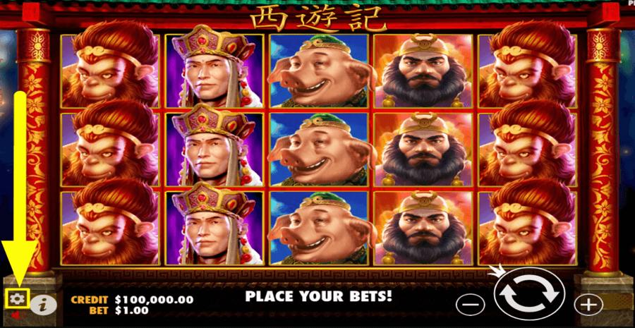 Journey To The West Settings