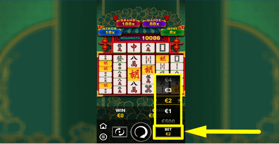 Jp Mahjong 2 Bet Value