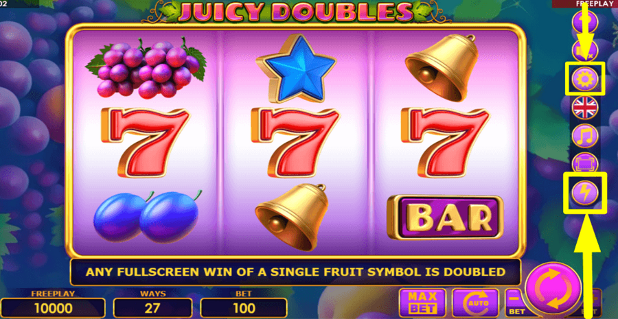 Juicy Doubles Turbo Feature