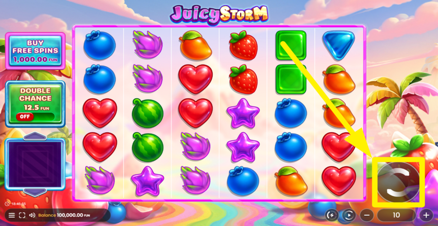 Juicy Storm Spin
