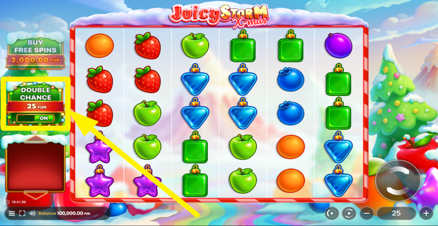 Juicy Storm Xmas Boost Bet