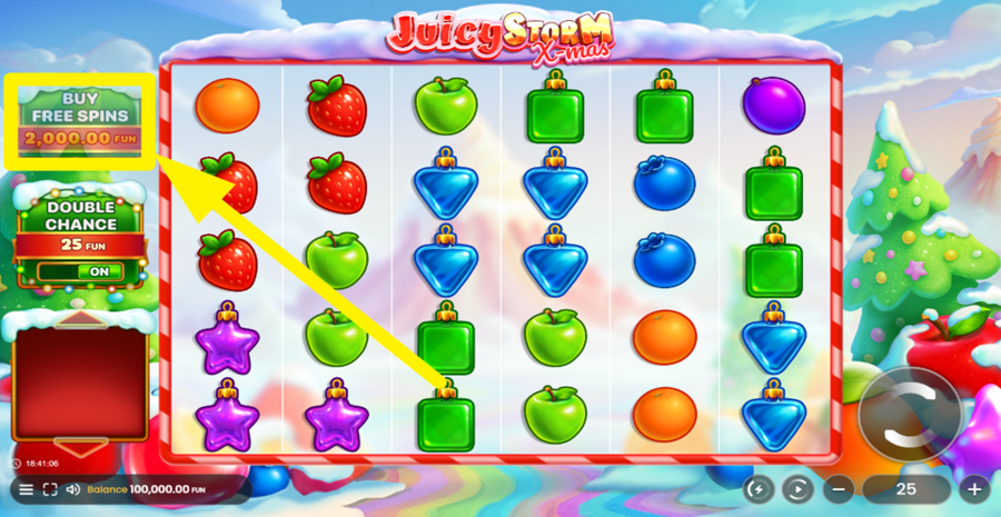 Juicy Storm Xmas Buy Bonus