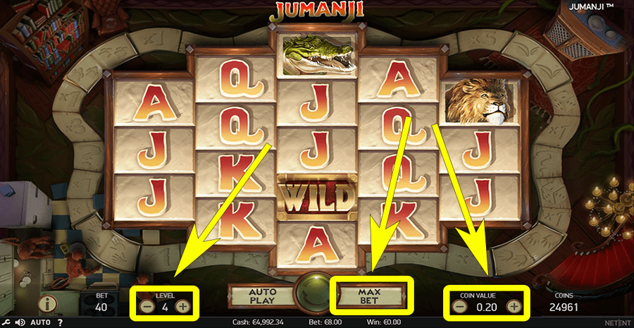 Jumanji Bet Selection