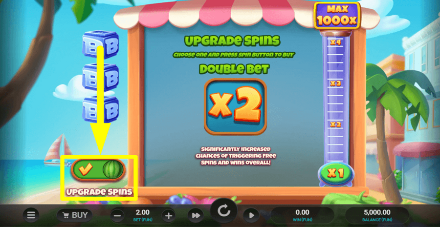 Jumbo Juicy Upgrade Feature