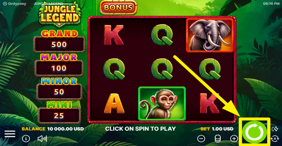 Jungle Legend Spin